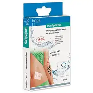 Duschpflaster Höga, Transparentverband steril 10 cm x 12 cm, 5 St.