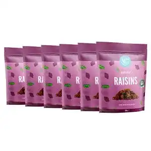 Rosinen Happy Belly Amazon-Marke: Bio, 6 x 500g