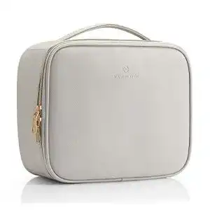 Kosmetiktasche Vlando Vintage Reise, Make Up Tasche Leder