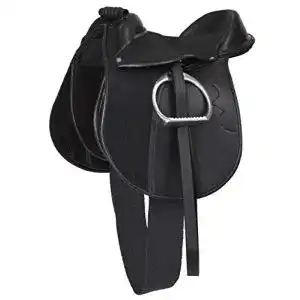 Reitpad Kerbl Sattelset Economy Pony, Schwarz, 325415