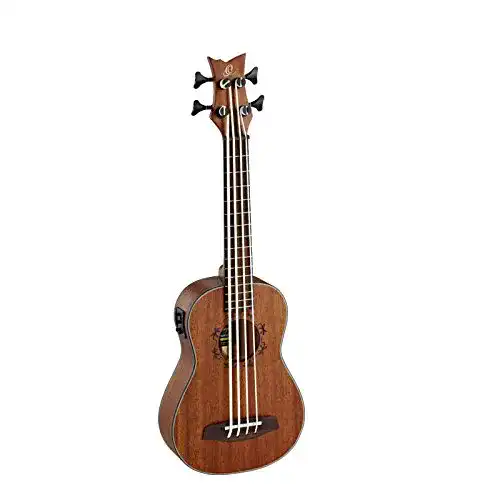 Bass-Ukulele Ortega Guitars Bass Ukulele elektro-akustisch