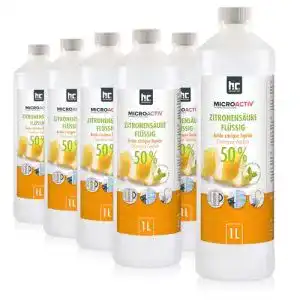 Zitronensäure Höfer Chemie 6 x 1 Liter 50% flüssig