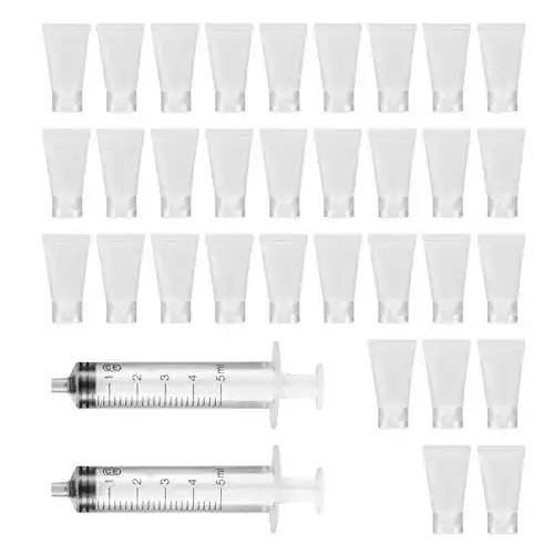 Die beste Tuben Yibaijia 32 Stück Leere Kosmetik Lipgloss Behälter, 30ml 2026 Test Bestseller Tuben Yibaijia 32 Stück Leere Kosmetik Lipgloss Behälter, 30ml