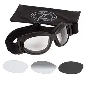 Motorradbrille (selbsttönend) PiWear ® Black Hills klein
