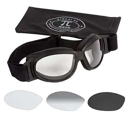 Motorradbrille (selbsttönend) PiWear ® Black Hills klein