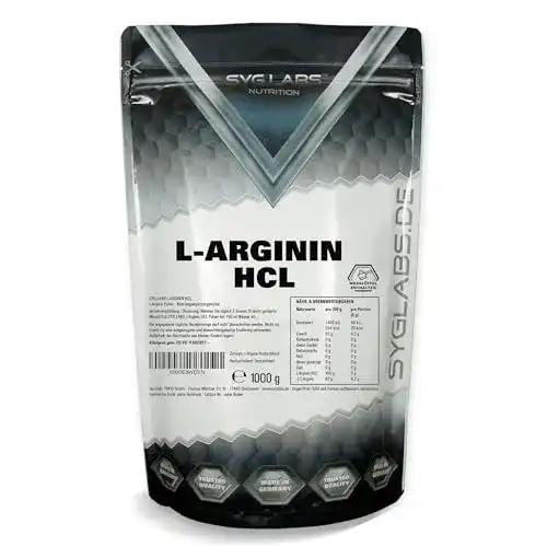 L-Arginin-Pulver Syglabs Nutrition L-Arginin HCL Pulver, 1 kg
