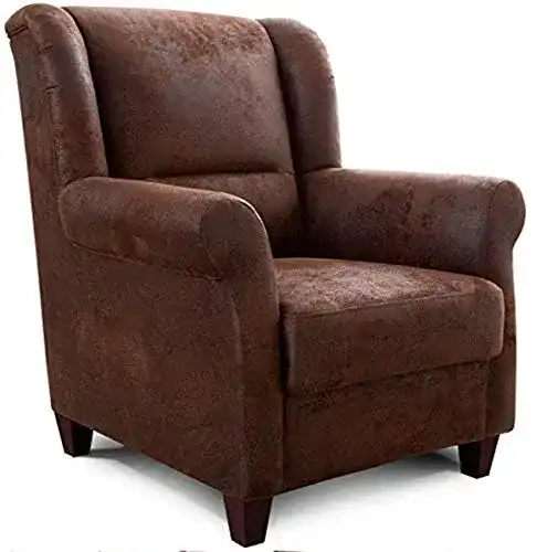 Antik-Sessel CAVADORE Sessel Finja mit Federkern Landhausstil