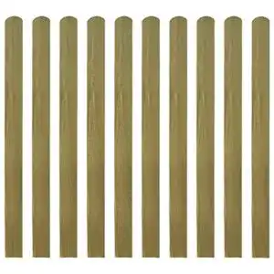 Zaunlatten vidaXL 20x Kiefernholz Imprägniert Zaunlatte 120cm