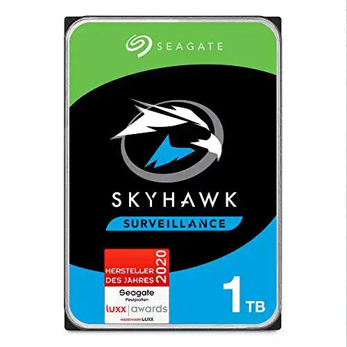 1TB-HDD Seagate  SkyHawk, interne Festplatte, 3.5 Zoll, 64 MB