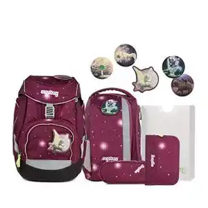 Ergobag-Schulranzen ergobag FeenzauBär Kinder-Rucksack, Lila