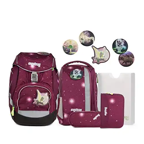 Ergobag-Schulranzen ergobag FeenzauBär Kinder-Rucksack, Lila