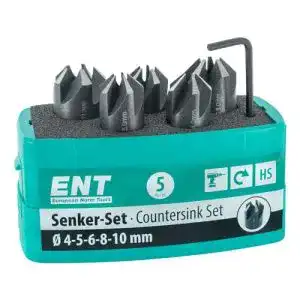 ENT-Holzbohrer ENT European Norm Tools ENT 26516 5-tlg