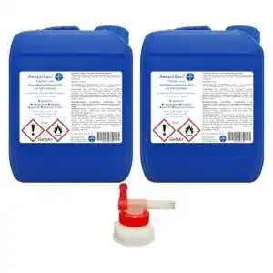 Desinfektionsmittel-Konzentrat HERRLAN PSM AseptiSan, 2 x 5 Ltr.