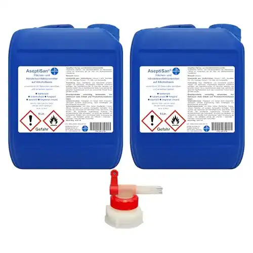 Desinfektionsmittel-Konzentrat HERRLAN PSM AseptiSan, 2 x 5 Ltr.