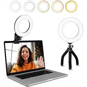 Ringlicht für Videokonferenz ACMEZING Ringlicht Laptop, 6”