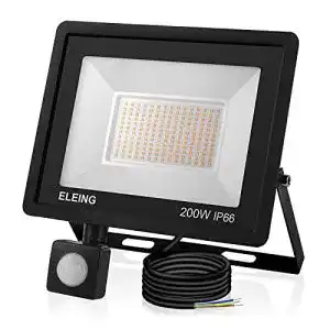 LED-Strahler 200W ELEING 200W LED mit Bewegungsmelder