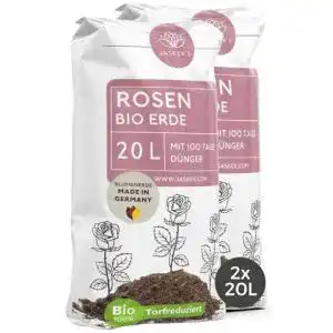 Rosenerde Jasker’s Bio 40 L ⎜vers. Größen + 100 Tage Dünger