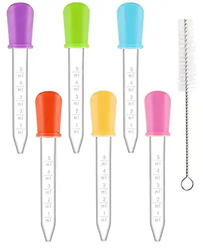 Pipette ILLUVA 5ml Plastik Liquid Dropper Tropfer groß
