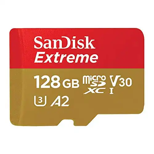 Micro-SD-128GB SanDisk Extreme Plus 128GB microSDXC Class 10