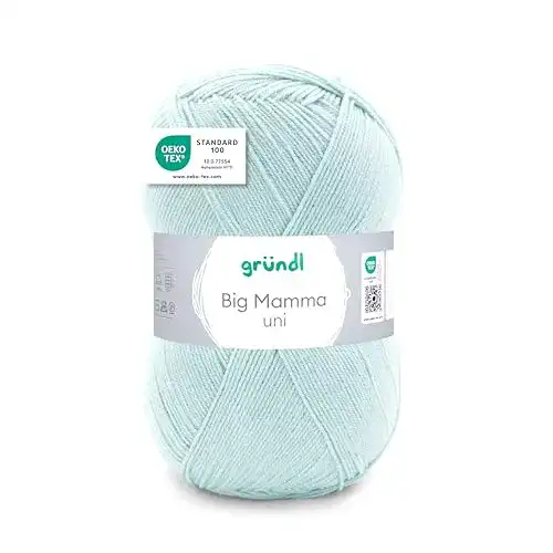 Acrylwolle Gründl 2611-134 Big Mamma uni Wolle, Acryl, mint