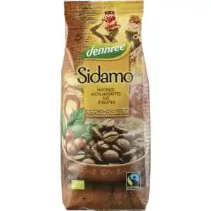 Dennree-Kaffee dennree Bio Sidamo Fairtrade Hochlandkaffee