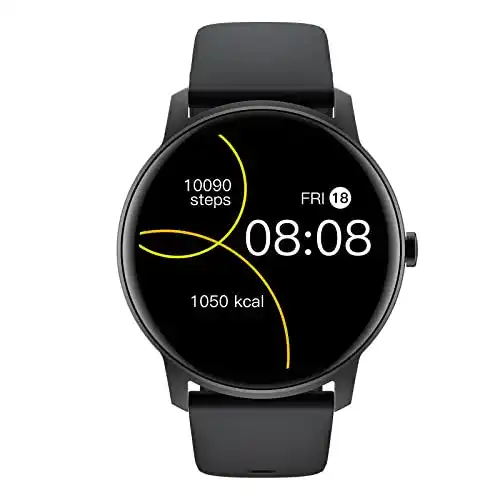 Smartwatch (rund) RIVERSONG Smartwatch für Herren Damen, IP68