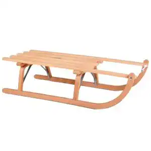 Schlitten Ress Rodel Davoser Art 90 cm, Natur lackiert, Qualität