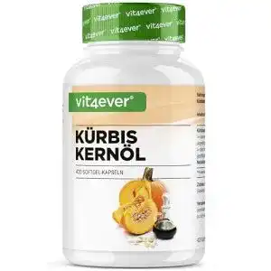 Kürbiskern-Kapseln Vit4ever Kürbiskernöl, 420 Kapseln