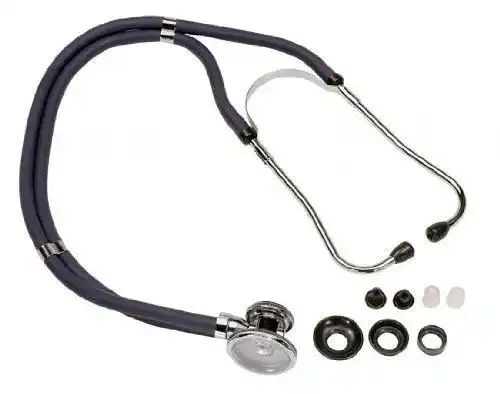 Stethoskop Medical Impex Doppelschlauch Rappaport Schwarz