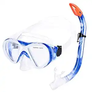 Schnorchelset Kinder KUYOU Schnorcheln Taucherbrille