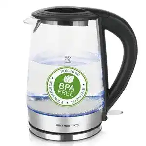Emerio-Wasserkocher emerio WK-123132, Glas Wasserkocher 1.7L