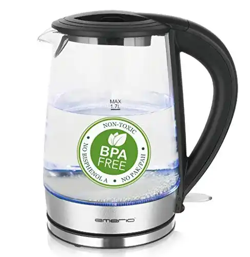 Emerio-Wasserkocher emerio WK-123132, Glas Wasserkocher 1.7L