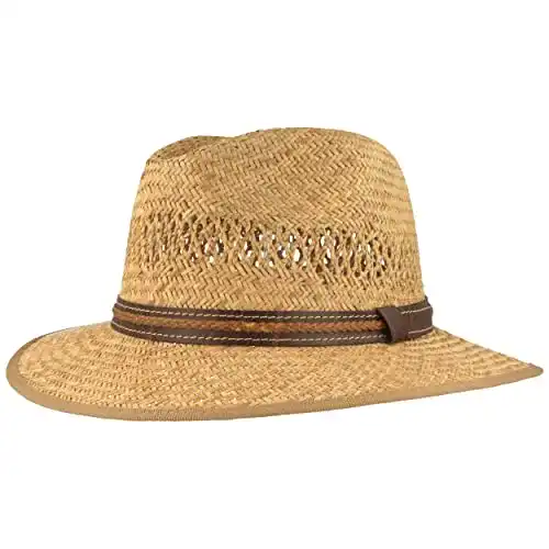 Strohhut Herren Breiter Strohhut Sommerhut Sonnenhut