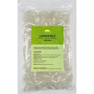 Leerkapseln Bonemis 1000, Größe 0, transparent, Gelatine