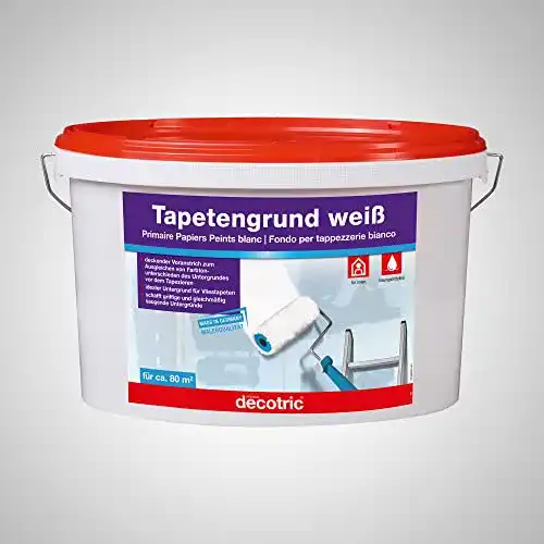 Tapetengrund (Weiß) Decotric Tapetengrund weiß 10 L