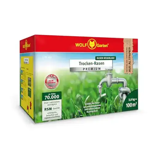Die beste Trockenrasen WOLF Garten WOLF-Garten, Trocken Rasen Premium 2026 Test Bestseller Trockenrasen WOLF Garten WOLF-Garten, Trocken Rasen Premium