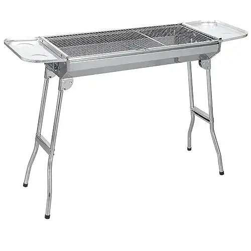 Klappgrill Sunjas Holzkohlegrill Grillwagen Holzkohle Grill