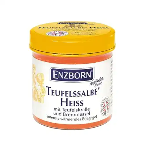 Teufelskralle Enzborn Teufelssalbe Pflegegel Heiß, 3 x 200 ml