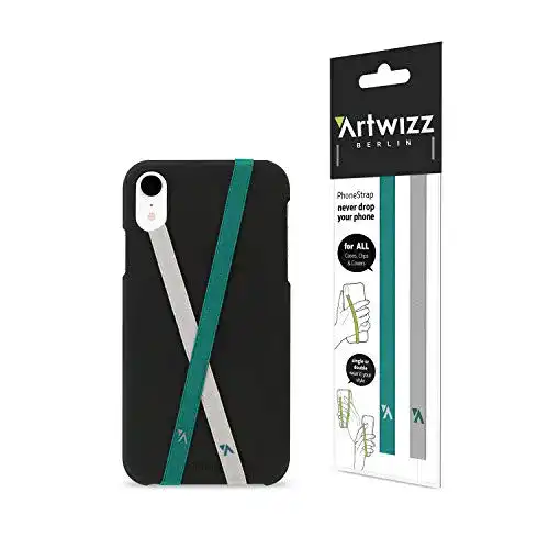 Handy-Fingerhalter Artwizz PhoneStrap, zwei Halterungen