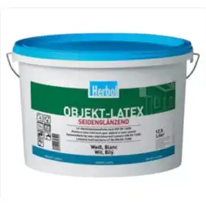 Latexfarbe Seidenglanz Herbol Objekt-Latex seidenglänzend weiß