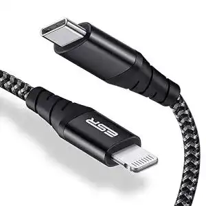 Lightning-auf-USB-C-Kabel ESR USB C Lightning Kabel 0.2m MFi