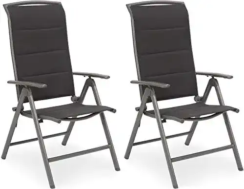 Die beste Gartenstühle Brubaker 2er Set Milano, gepolsterte Klappstühle 2026 Test Bestseller Gartenstühle Brubaker 2er Set Milano, gepolsterte Klappstühle
