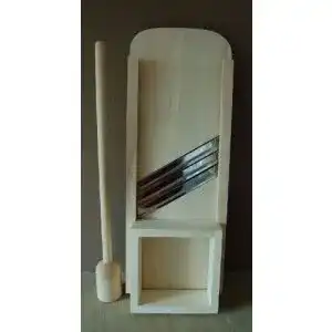 Krauthobel MS-Steinzeug, Krautschneider 65 x 24 cm 3 Messer