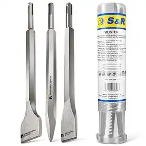 SDS-Plus-Meißel S&R Meißel Set SDS-plus 3-teilig, universell