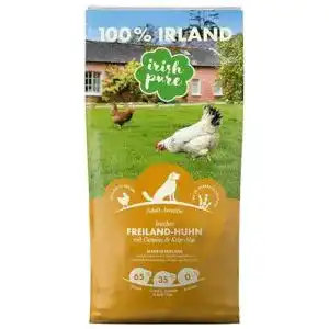 Glutenfreies Hundefutter Irish Pure Adult Freiland-Huhn