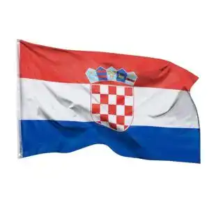 Kroatien-Flagge Aricona Kroatien Flagge mit Messing-Ösen