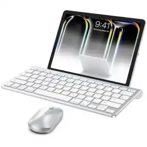 iPad-Air-2-Tastatur OMOTON Bluetooth Tastatur Maus Set