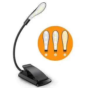 Leselampe Cocoda Buch Klemme, Touch Switch Klemmlampe USB
