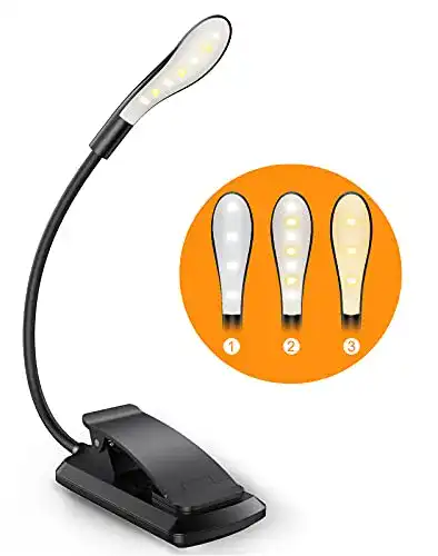 Leselampe Cocoda Buch Klemme, Touch Switch Klemmlampe USB