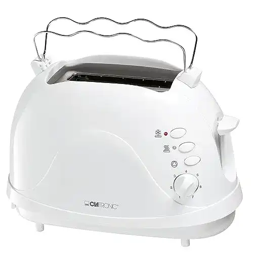 Clatronic-Toaster Clatronic TA 3565 2-Scheiben-Toaster, weiß